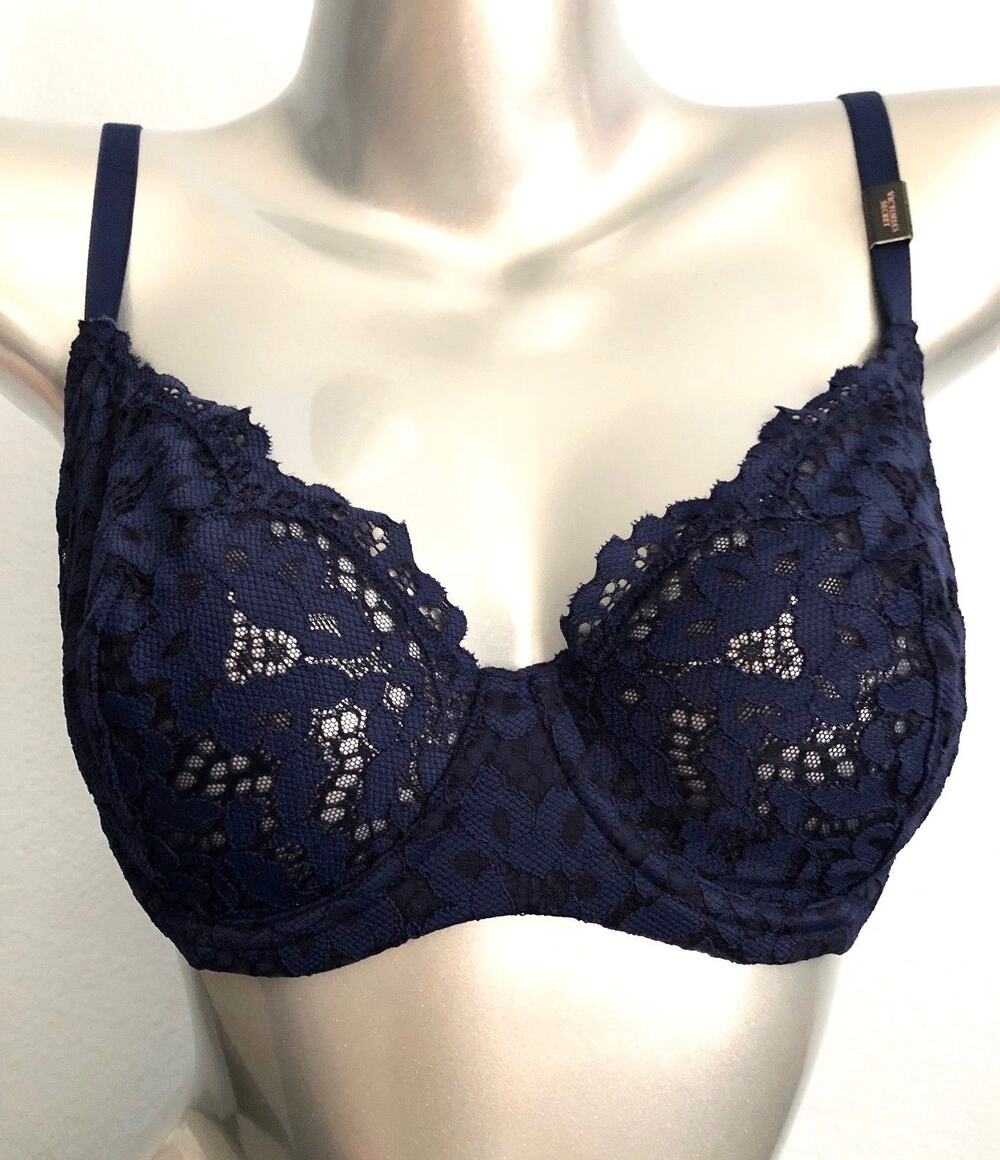 Victoria's Secret Bra Body by Victoria Ensign Crochet Lace Sling Unlined 34D